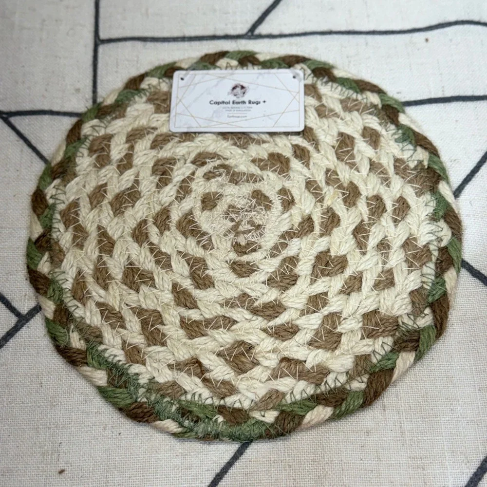 Capitol Earth Rugs Round Coaster 7